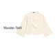 Massimo Dutti discount upgrade 2026 women's new Chinese style elegant temperament long-sleeved blouse top 05181780 milky white M (170/92A)