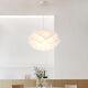 XMSJ Restaurant Chandeliers Einfache moderne kreative Designer-Raumleuchten Gang-Creme-Stil Hauptschlafzimmer Mädchen für Kinderzimmerlampen 9272 Kronleuchter 35 cm Drei-Farben E27 Lichtquelle