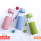 LockNlock (locknlock) micro-defect LockLouque Water Cup Creative Men's and Women's Glass Cup Student Portable Strainer Glass Tea Cup LLG673 LLG679M Powder-500ml No Packaging Box
