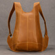Herren echter Leder cooler Rucksack brauner Cowhide Sport Rucksack 9195 Dunkelbraun 13 Zoll