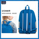 JANSPORT store student fashion contrasting color schoolbag for men backpack commuting business computer bag blue and gray contrasting color-computer compartment + water cup side bag