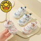 
G.DUCKKIDS little yellow duck baby functional shoes summer mesh 1-2 years old 3 lightweight breathable baby toddler shoes spring and summer children's shoes 9272 single net blue 16 size inside length 12.2cm