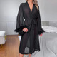 
Tulan morning robe bride photo dress black chiffon nightgown summer wool ball decoration long style 679 love long red S recommended 85-105Jin [Jin equals 0.5 kg]/160CM or above