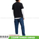 蔻驰（COACH）字母套头圆领短袖T恤男款黑色时尚轻便百搭潮流 黑色 S