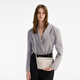 Charles/Keith24 Herbst Neues Produkt CK2-10271390 Einfacher Reißverschluss Crossbody Bucket Bag Achselhöhle Haferfarbe