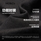 MO/Co.[active series] Dress 2025 autumn new product antibacterial anti-mites cotton deconstruction cut MBE3DRS001 steel gray M /165