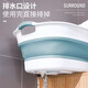 Crazy owner foldable pet dog bath basin cat bath artifact special tool bath basin with drain outlet