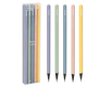 Newse (Nusign) farbiger Stangenschwarzes Holzbleistift Sechseckpolmalmale Graffiti Untersuchung Zeichnung Schwarzes Holz Bleistift Geschenk NS724-2B_10 Pack (schwarz)