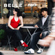 Belle (Belle) Zhang Linghe gleiche Formel Rennschuhe für Frauen 25 Qiuxin Einkaufszentrum gleiche Freizeitschuhe E2L1DCM5 Vorverkauf rot [Zhang linghe gleich] 39