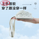 浪莎（LangSha）内衣女士水晶杯透气无钢圈文胸大胸显小收副乳防下垂上托胸罩 绿色套装 70A 32BC