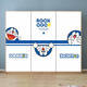 
Sanqihu Doraemon Children's Bedroom Door Sticker Whole Self-adhesive Cartoon Decorative Sticker Wardrobe Renovation Wallpaper Wallpaper MT-3884