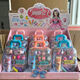 Mädchen Prinzessin Diy Haarnadel Schmuckschachtel Trolley Box Simuliertes Haarnadel Schmuckschatzkasten Kinderhaus spielen Spielzeug 016a Haarnadel Schmuckschachtel zufällig (9 Display Box