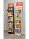 OUOETY PROVINCE STAGET SIPERMARKET ÉTABLES SNAGES ALIMENTAIRES CHEWing Gum Storage Rack Pharmacie Fin Promotion multicouche Promotion Small Shelf White 30 * 20 * 1416 Couper Board sans crochet
