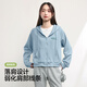 Warrior sports ragdoll sleeve cardigan sweater for women 2025 fall new loose comfortable short urban casual windbreaker