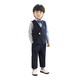 Goku Children's Robe Boy Suisse Set Far British Style Boy's First Birthday Banquet Suit Flower Girl Performance Clothes Vente + Pantal