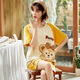 Victoria's Style Summer de manga corta Damas Pajamas set de dibujos animados de niña suelta ropa casera casual lindo pijama delgado juego de dos piezas D6636 3xl