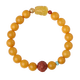 Potala Palace beeswax single circle bracelet 925 Yinchuan material Nanhong Pixiu gold amber bracelet for men and women as a birthday gift for boyfriend