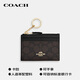 CoaCH (COACH) [Brand Direct Supply] Women's Classic Logo Portable Multi-Card Card Bag Dark Brown CW870