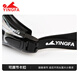 YINGFA myopia swimming goggles for men and women, waterproof, anti-fog, high-definition, large-frame, professional swimming goggles, children's prescription swimming goggles, black, left and right 400 degrees