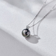 Yu Ying Twilight 18K Gold Inlaid Tahitian Black Pearl Saltwater Pearl Princess Pendant Women's Fashion Gift 9.010.0mm
