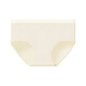 A beautiful lady Xinjiang cotton women's underwear 7A antibacterial bottom crotch ultra-thin markless mid waist anti-pinch buttock comfortable breathable briefs Skin color 1 strip XL (120-140Jin [Jin equals 0.5 kg])