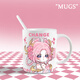 Honneur des rois Xi Shi Gongsun Li Yu Ji Ji Xiaoman Q Version Fan Coffee Cup Milk Cup Ceramic Cup Cup XR2677 Yunying-Baibiao Mug exquis [tasses]