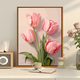 Yonghuan Heilung Tulpe Digitales Ölmalerei hohe Schwierigkeitsgrad-Hand-Passing-Zeit zur Linderung von Langeweile handbemaltem Ölgemäld