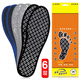 Via la déodorisation antibactérienne Xiang Sols intérieurs sueur-absorbant et le parfum de récupération des odeurs respirants pour hommes et femmes chaussures en cuir puant pour l'absorption de choc sportive au printemps et à l'été Y 9900-2 paires + 9901-2 paires + 9904-2 paires 41 tailles 41 tailles
