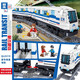 LEGO (LEGO) Zug Elektro-Fernbedienungssteuerung Hochgeschwindigkeits-Zug-Modell Ornamente Kinderbaugruppe Building Block Spielzeug Harmonie Elektrische Fernbedienung 941 Teile