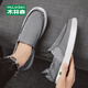 
Mulinsen (MULINSEN) men's shoes summer beanie shoes large size old Beijing cloth shoes lazy shoes one foot breathable driving casual shoes men gray (250179 models) 40 (standard sports size)