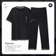 Septwolves Pyjama Herren Sommermodal dünne kurzärmelige Hosen losen 5xl extra-große Größe Home-Kleidung für Außenkleidung Als9902 m