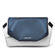 Functional crossbody bag for men and women shoulder bag multifunctional large capacity small shoulder bag contrasting color postman bag blue and gray 1656 direct delivery from origin