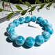 Nordic Legend Sea Stone Crystal Collection Grade Sea Stone Bracelet Needle Soda Calcium Turtle Back Pattern Jade Two-Color Marine Replenishing Bracelet 11mm 20-50