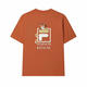 FILA x MaisonKitsune Little Fox T Colorful Little Fox Fashion Trendy Print Casual Variety Short Sleeve T-shirt Men Ancient Embroidered Orange XS