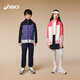 ASICS Children's Clothing 2025 Autumn Mid-sized and Large Children's Three-Proof Jacket Jacket Windproof and Breathable Color Block Jacket
