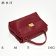 Ximuting Light Time Cowhide Handbag Women's New Commuting Textured Bag Shoulder Crossbody Bag Premium Red