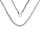 Laofu gold platinum necklace human child chain men's necklace as a gift for your girlfriend as a gift, about 38.22g