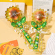 TaTanice Teacher's Day gift bouquet balloons 10 packs of sunflowers for male and female teachers thanks for their careful cultivation