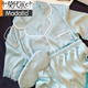 Pyjamas de soie de soie d'été de qualité modale pour les femmes à manches courtes à manches minces pour femmes de soie