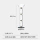 XMSJ LAMPE DE LAMPE DÉCORATIVE LUXE LUXEUR LUXEUR LAMPE NORDIQUE MODIQUE MODIQUE VIE SIGNE SOILLE CHAMBRE MODÈLE MODÈLE LAMPE M1047 Smoke Grey Great Button Interrupteur