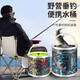 Fishing foldable water bucket, fish bucket, live fish box, multi-function with rope anti-jump net, small fish bucket, fishing gear, fish protection bucket 5L folding bucket with anti-jump net + free water rope