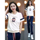 
PAGKAVIO International First-line Brand Sports Set Women's 2025 New Summer New Sports Set Two-Piece Set Outdoor Off-white [116 Bubble Feet][Gift Box Packaging] 2XL [121-135Jin[Jin equals 0.5 kg]]