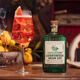 Jitu Botella original de la botella de ciervo importado Fire Fire Flame California Naranja Drumshanbo Gun Powder Gin California Orange Version 700ml