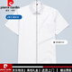 Pierre Cardin High-End Brand Herren-Hemden langärmelige, eisenfreie Business Formale Verschleiß Frühlings- und Sommer-Casos Striped White Shirts High-End-DX6629 [Spot Quick Delivery] 38