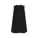 Buyi Banner Jnby [gleiches Modell im Einkaufszentrum] 25 Sommer Neues Kleid mit gerader ärmelloses runden Hals 5p5G13570 001/Dieser schwarze 255/grüne Kaffee l All Size