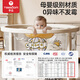YEESOOM婴儿游泳桶免安装 儿童透明洗澡桶可折叠泡澡桶家用新生儿游泳池