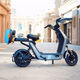 National Standard Elektrofahrzeug Kofferraum Little Turtle Queen Kofferrad Fahrrad Werkzeugkasten Aufbewahrungsbox Elektrofahrzeug Folie zurück 9928 Jazz Weiß + Streifenzubehör klein