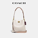 蔻驰（COACH）Willow专柜款水桶包锁扣手提单肩斜挎包女官方旗舰正品 【白色皮质】C3766 B4CAH