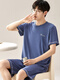 Yalu Modal Pajamas Мужская летние шорты с коротки