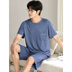 Yalu modal pijamas shorts de manga corta de manga corta ropa casera jóven